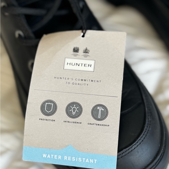 NWT Hunter Rebel Explorer black boots women’s 9 - Picture 5 of 10